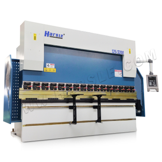 We67k-125T / 3200 Freio de Imprensa CNC híbrido com controlador DA-52S, 3 + 1 máquina de dobra hidráulica do eixo